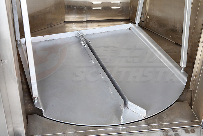 廣州賽思達64盤雙推車商用柴油熱風旋轉爐NFX-64C爐內轉盤